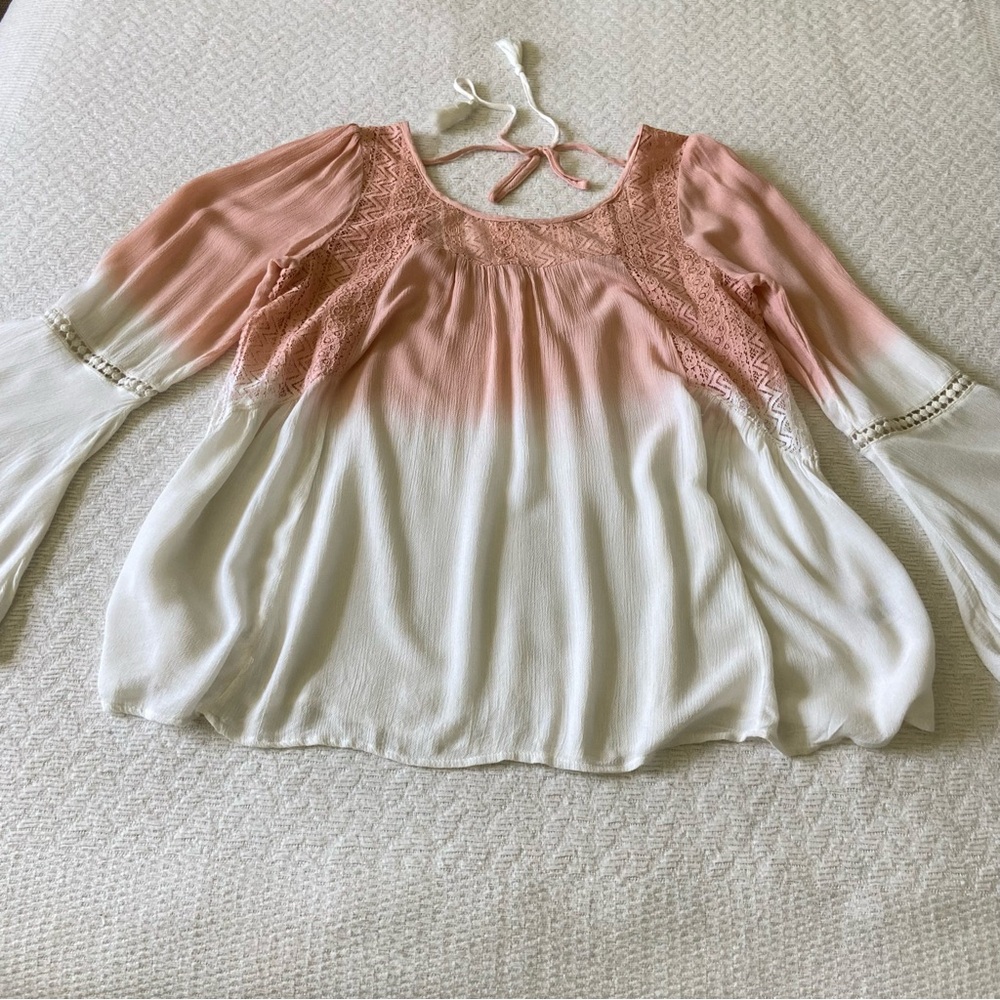 En Créme Ombré Boho Blouse - Picture 9 of 15